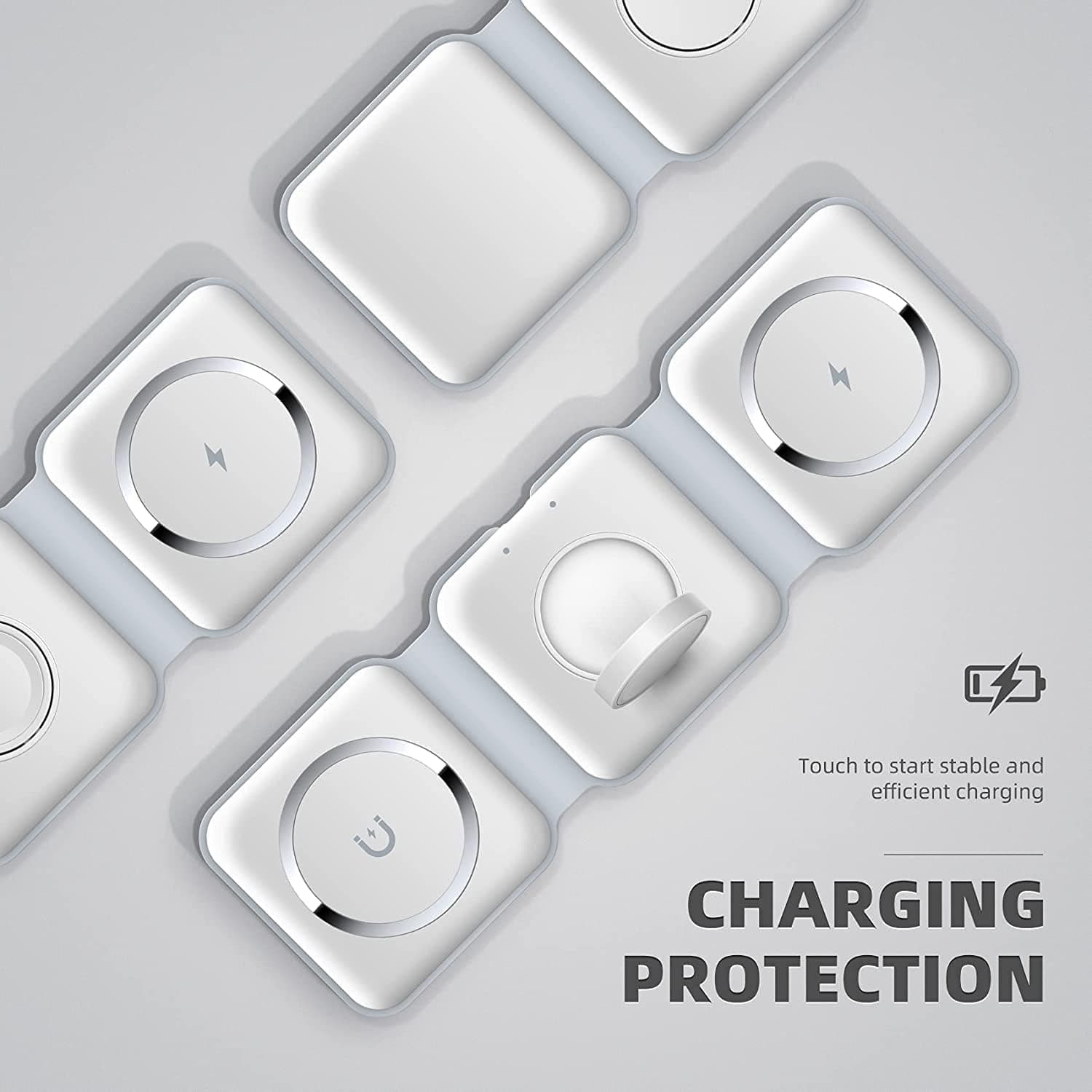 3-in-1 Wireless Charging Station – Phone, Watch & AirPods