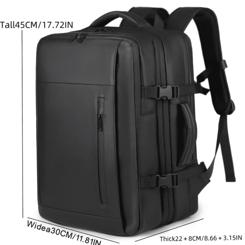 Vacuum Compression Travel Backpack 17" | Built-in Air Pump