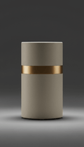 Smart aroma diffuser with brushed metal base