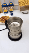 Stainless Steel Electric Grinder – One-Click Coffee, Spice & Grain Grinder
