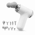 Light Age Fascia Massage Gun – 6-Speed Handheld Muscle Massager with Multiple Heads