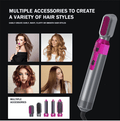 5-in-1 Ceramic Hot Air Brush – Hair Dryer, Curler & Styler