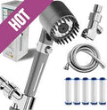 High Pressure 3-Mode Shower Head – Hair Dryer Design with Filter & Massage