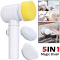 5-in-1 Electric Cleaning Brush – Cordless Rotating Scrubber for Home