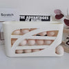 Rolling Egg Dispenser Rack – Auto-Roll 3-Tier Egg Storage Organizer